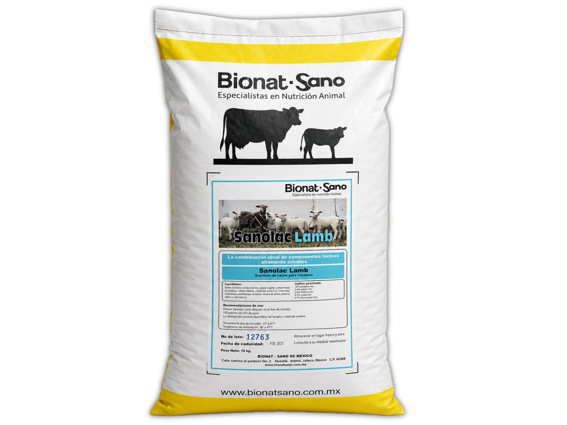 Bionat-Sano Sustituto de leche en polvo para corderos y cabritos BIONAT-SANO 10kg - Imagen 1